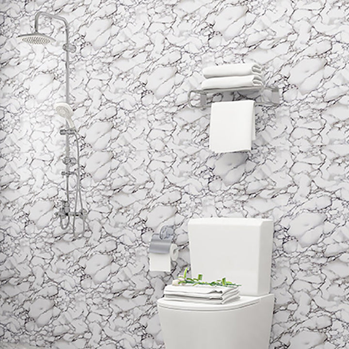 Lisslune | 23" X 196" PVC Peel and Stick Wallpaper Kitchen and Bathroom Waterproof Wallpaper