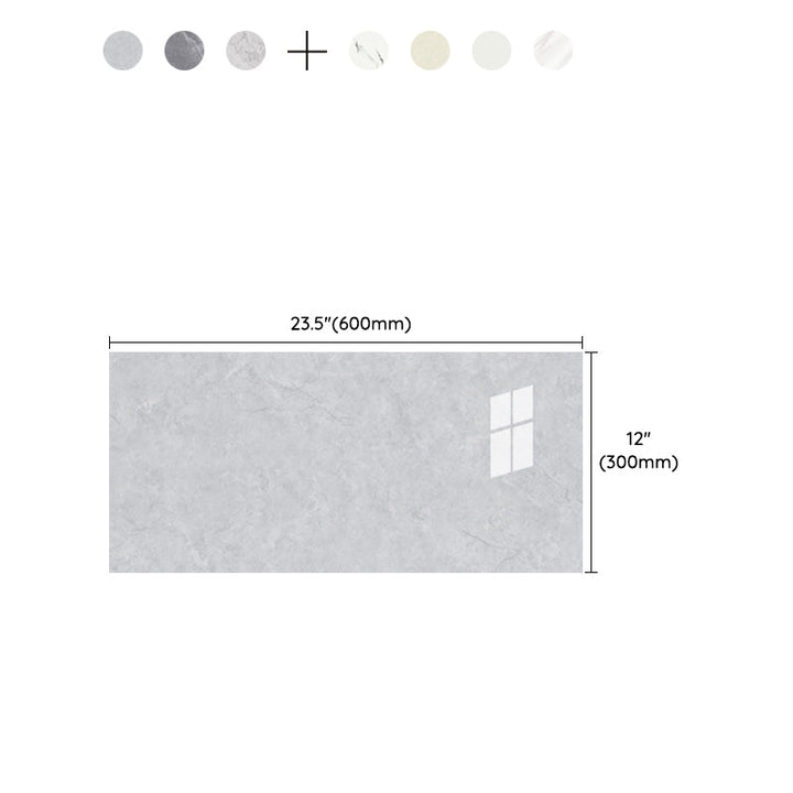 Lisslune | 12" X 23" PVC rectangular Peel and Stick wall tile kitchen and bath backsplash