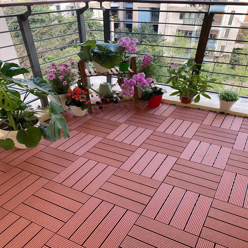 Lisslune | Composite deck tile Solid Color Waterproof Patio Floor Tile