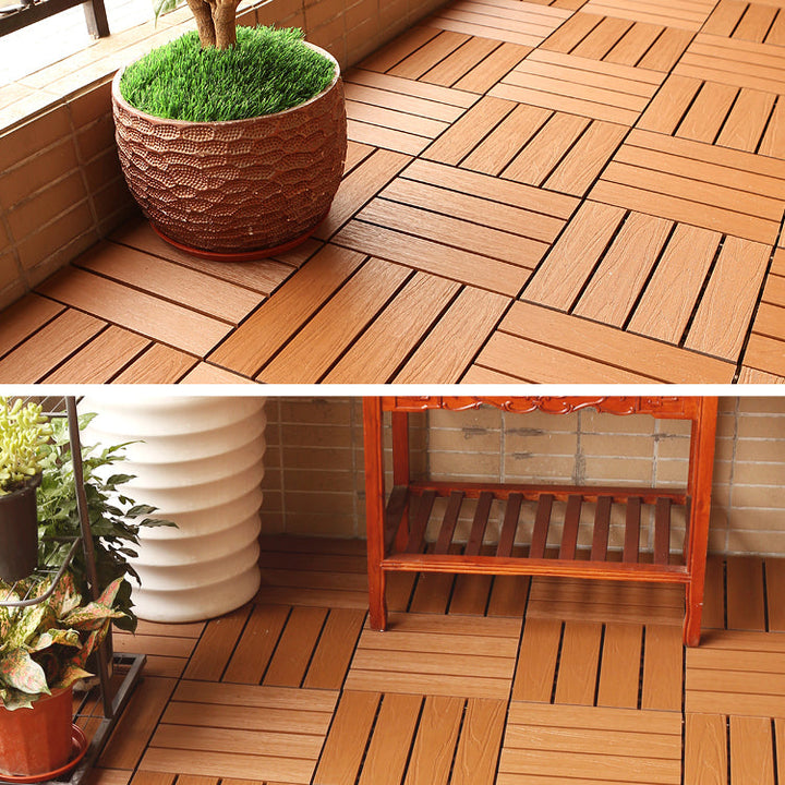 Lisslune | Composite deck tile Solid Color Waterproof Patio Floor Tile