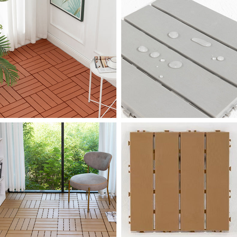 Lisslune | Scratch-resistant terrace boards Installable composite flooring tiles