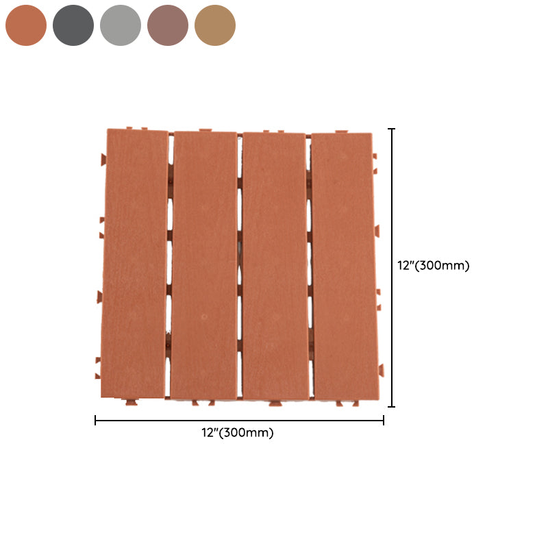 Lisslune | Scratch-resistant terrace boards Installable composite flooring tiles