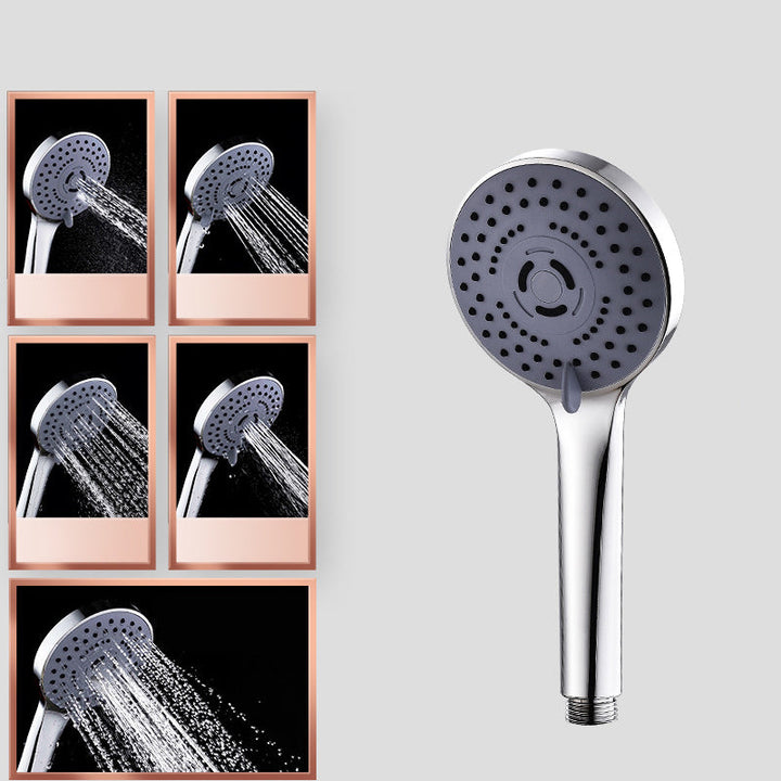 Lisslune | Round Shower Head Plastic Shower Head with Adjustable Spray Pattern
