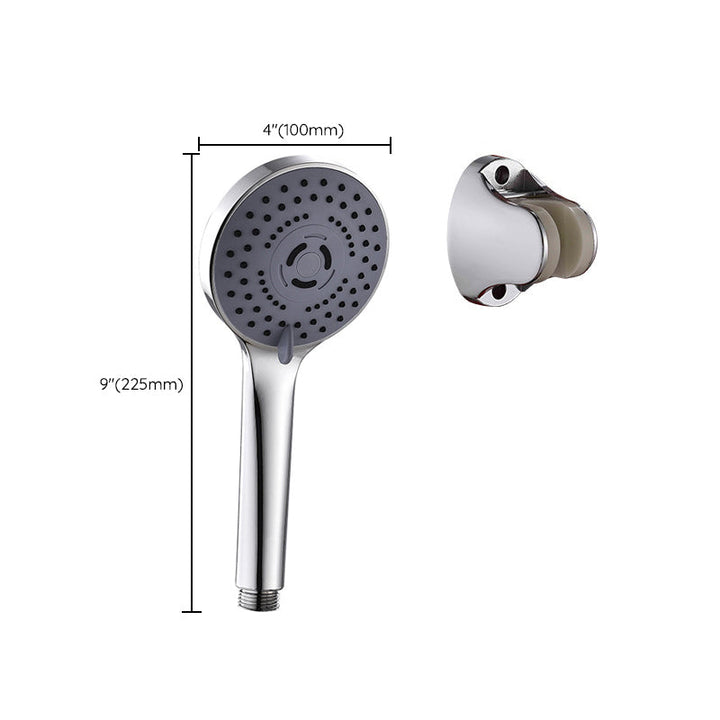 Lisslune | Round Shower Head Plastic Shower Head with Adjustable Spray Pattern