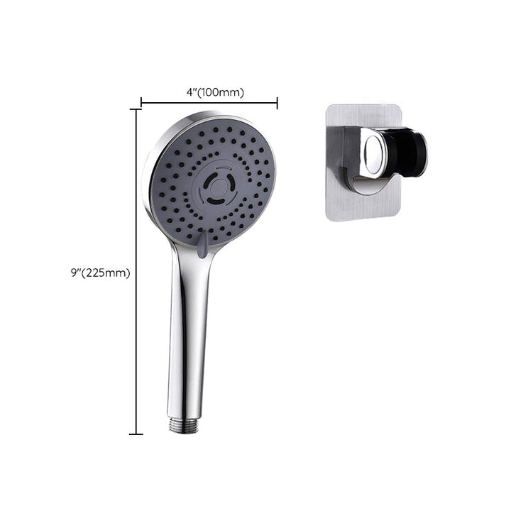 Lisslune | Round Shower Head Plastic Shower Head with Adjustable Spray Pattern