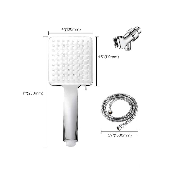 Lisslune | Classic Handheld Showerhead Standard Round Showerheads in Silver