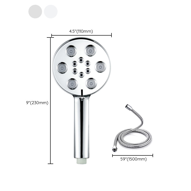 Lisslune | Contemporary Shower Head Plastic Shower Head with Adjustable Water Flow