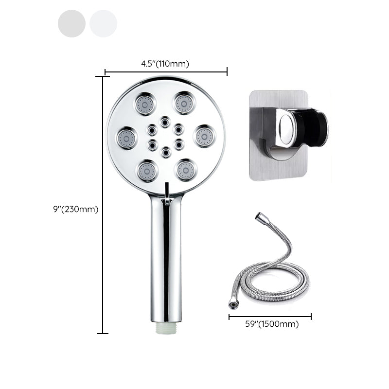 Lisslune | Contemporary Shower Head Plastic Shower Head with Adjustable Water Flow
