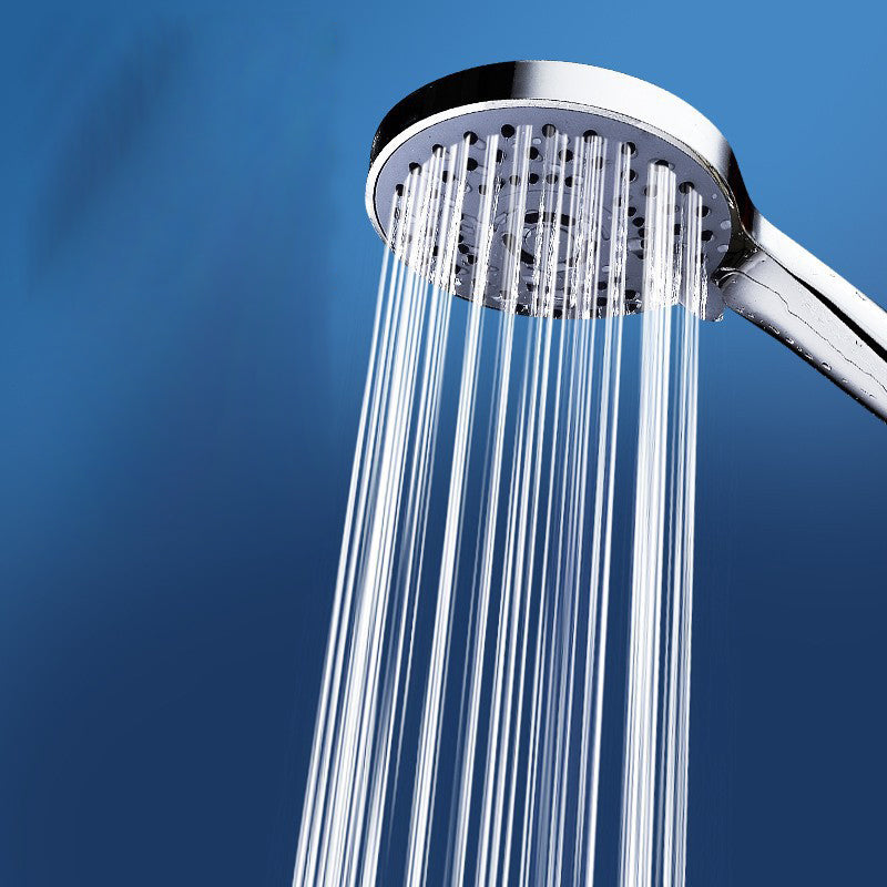 Lisslune | Modern Plastic Shower Head Round Handheld Shower Head with Adjustable Water Flow