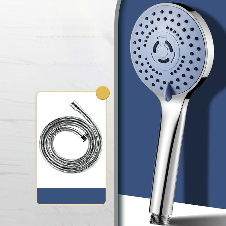 Lisslune | Modern Plastic Shower Head Round Handheld Shower Head with Adjustable Water Flow
