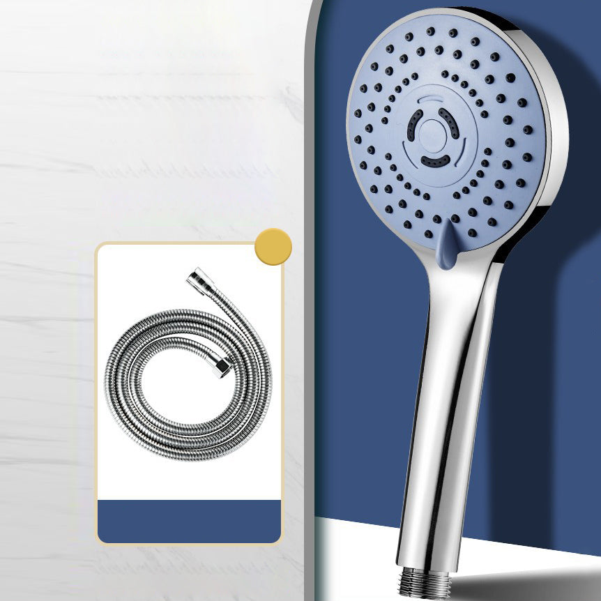 Lisslune | Modern Plastic Shower Head Round Handheld Shower Head with Adjustable Water Flow