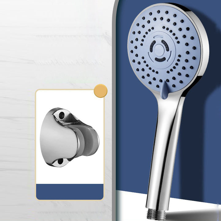Lisslune | Modern Plastic Shower Head Round Handheld Shower Head with Adjustable Water Flow