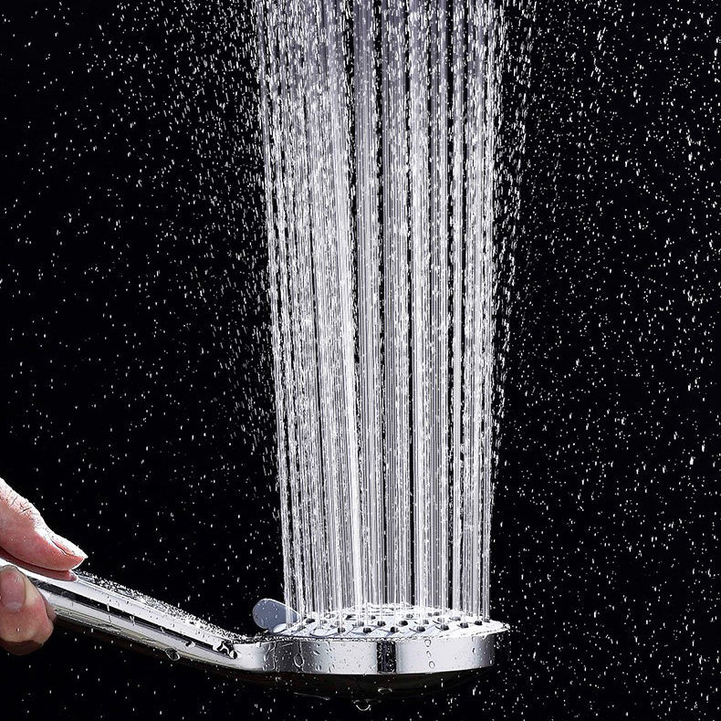 Lisslune | Modern Plastic Shower Head Round Handheld Shower Head with Adjustable Water Flow