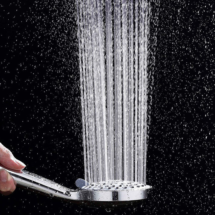 Lisslune | Modern Plastic Shower Head Round Handheld Shower Head with Adjustable Water Flow