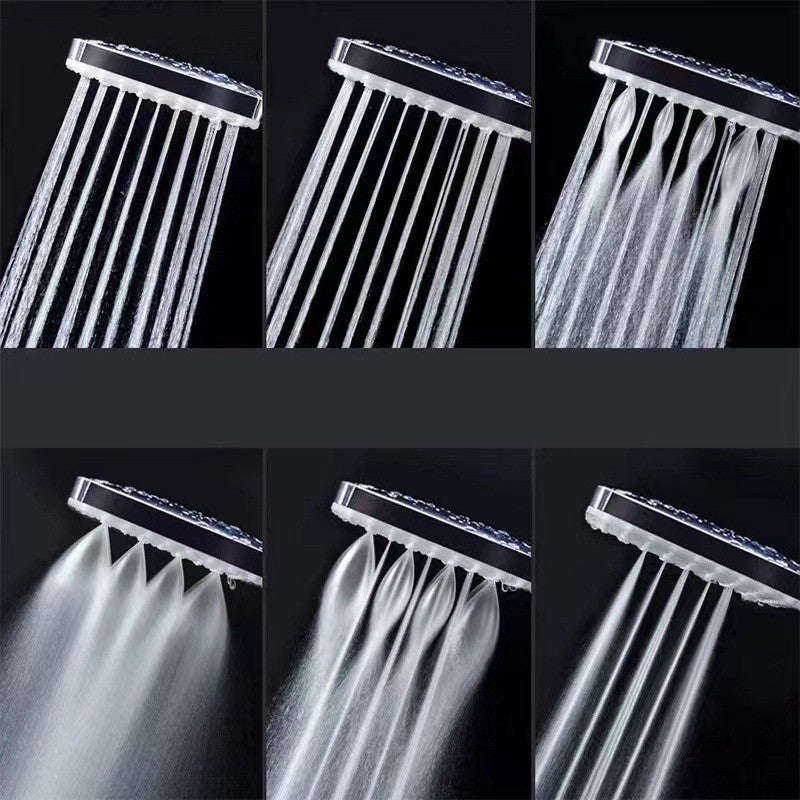 Lisslune | Contemporary Shower Head Square Handheld Shower Head in Silver