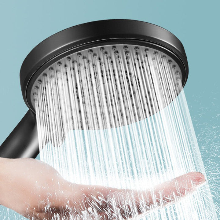 Lisslune | Round Shower Head Plastic Handheld Shower with Adjustable Spray Pattern