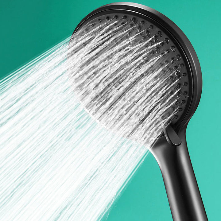Lisslune | Round Shower Head Plastic Handheld Shower with Adjustable Spray Pattern