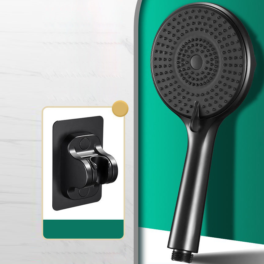 Lisslune | Round Shower Head Plastic Handheld Shower with Adjustable Spray Pattern