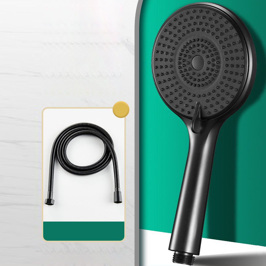 Lisslune | Round Shower Head Plastic Handheld Shower with Adjustable Spray Pattern