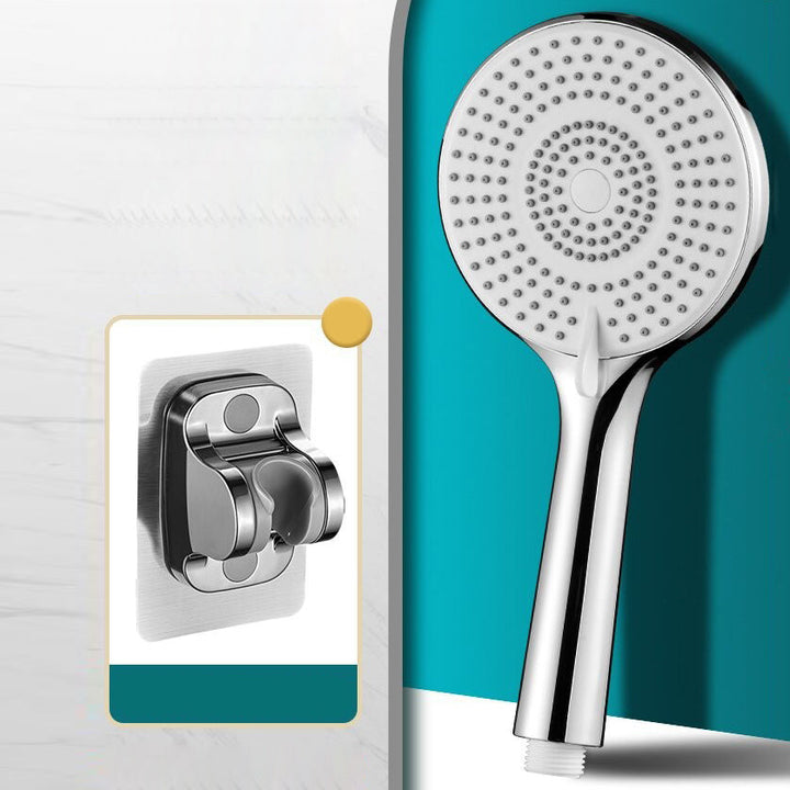 Lisslune | Round Shower Head Plastic Handheld Shower with Adjustable Spray Pattern