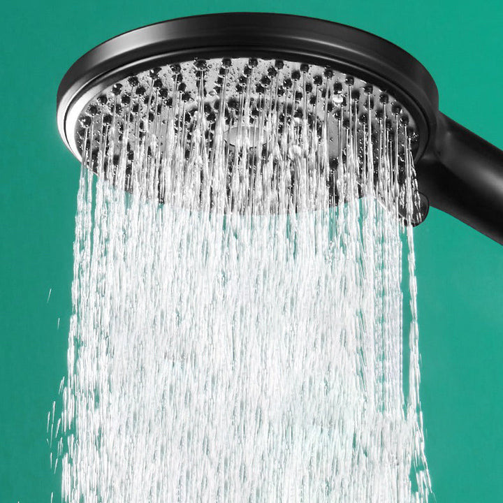 Lisslune | Round Shower Head Plastic Handheld Shower with Adjustable Spray Pattern