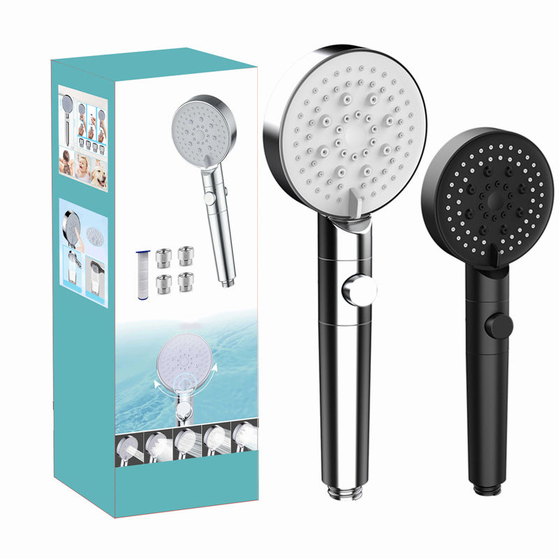 Lisslune | Modern Handheld Supercharged Showerhead Round Turbo Spray Head
