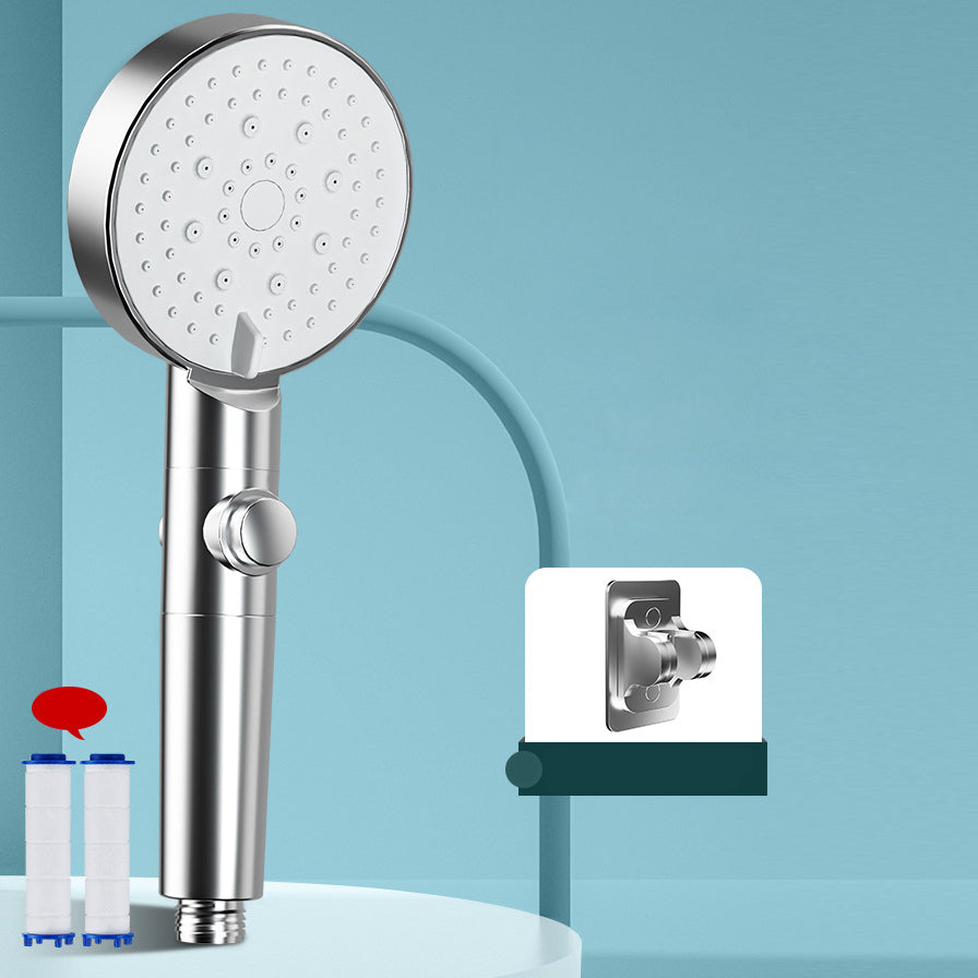 Lisslune | Modern Handheld Supercharged Showerhead Round Turbo Spray Head