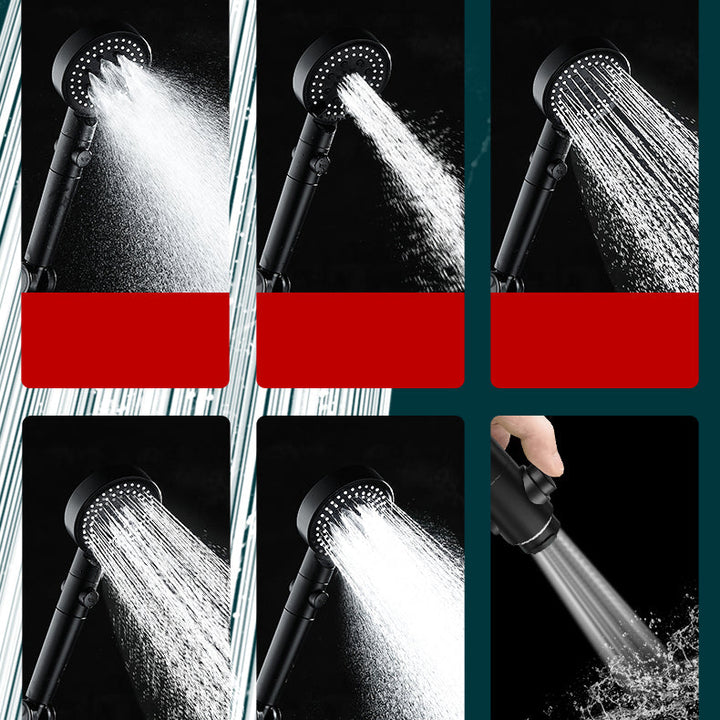 Lisslune | Modern Handheld Supercharged Showerhead Round Turbo Spray Head