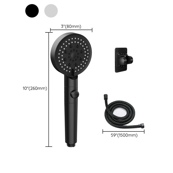 Lisslune | Modern Handheld Supercharged Showerhead Round Turbo Spray Head