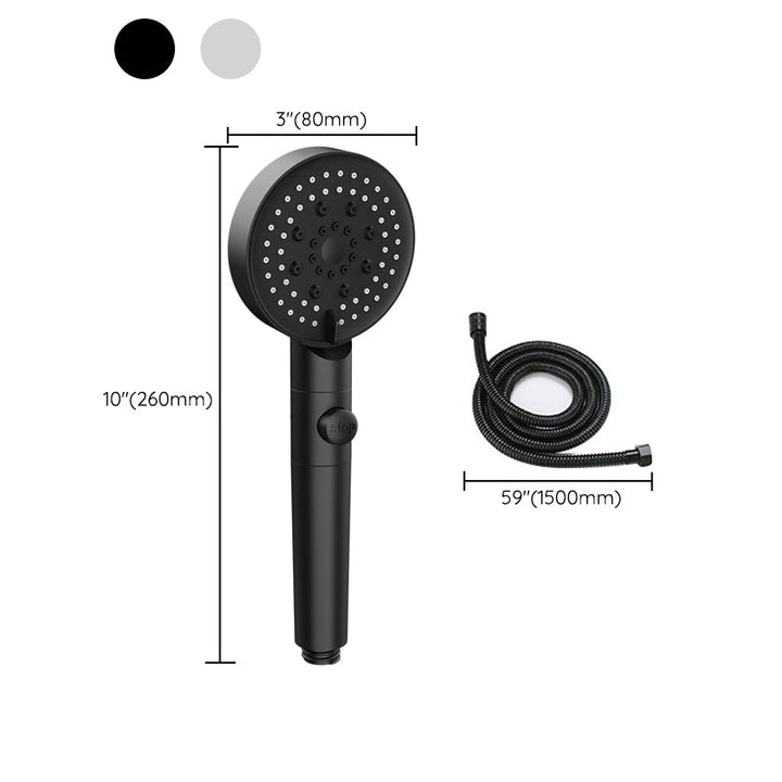 Lisslune | Modern Handheld Supercharged Showerhead Round Turbo Spray Head