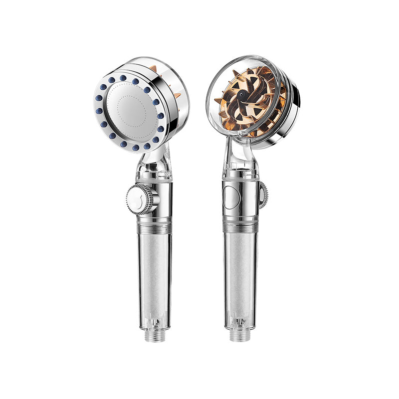 Lisslune | Contemporary Handheld Supercharged Showerhead Round Turbo Spray Head