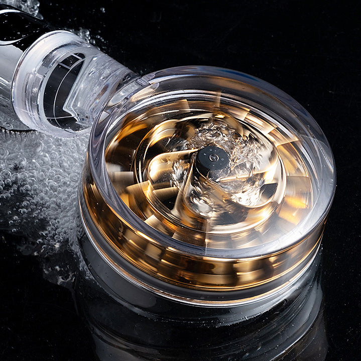 Lisslune | Contemporary Handheld Supercharged Showerhead Round Turbo Spray Head