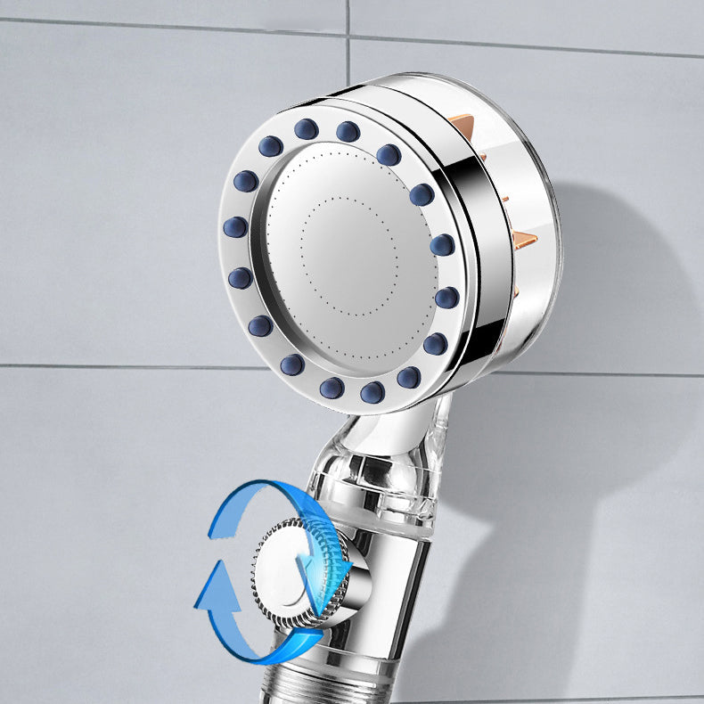 Lisslune | Contemporary Handheld Supercharged Showerhead Round Turbo Spray Head