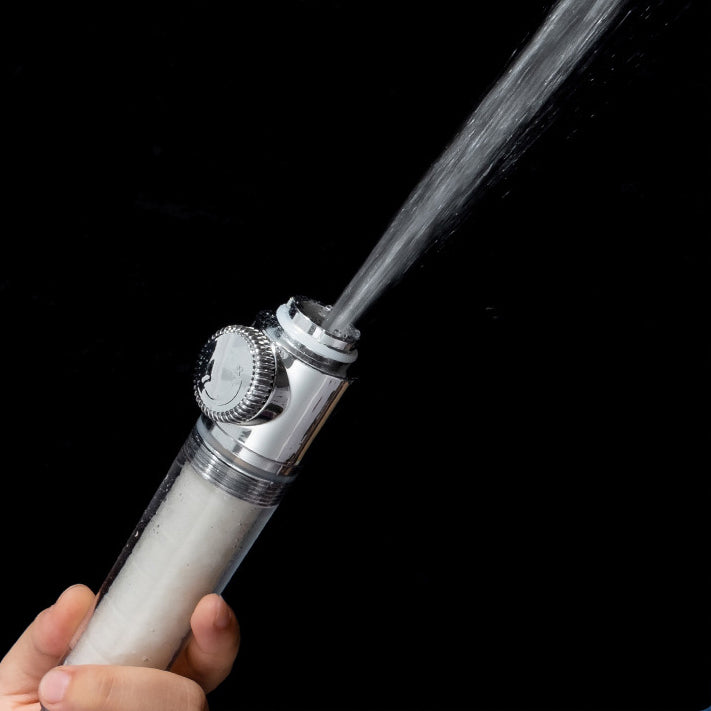 Lisslune | Contemporary Handheld Supercharged Showerhead Round Turbo Spray Head