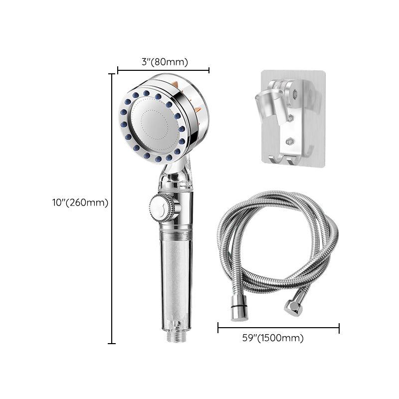Lisslune | Contemporary Handheld Supercharged Showerhead Round Turbo Spray Head
