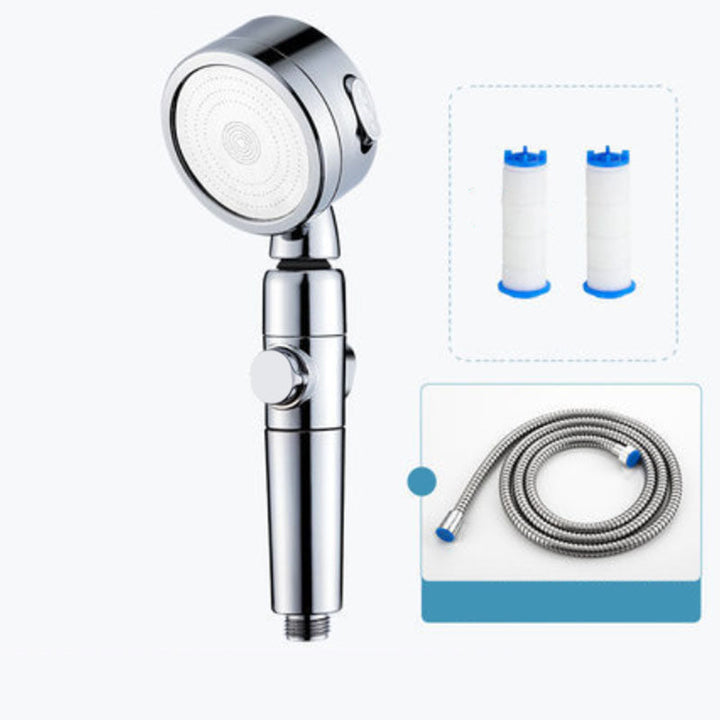 Lisslune | Modern Handheld Supercharged Showerhead Round 3 Setting Spray Head