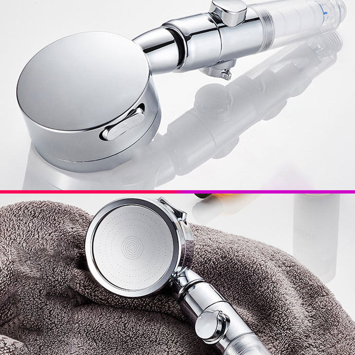 Lisslune | Modern Handheld Supercharged Showerhead Round 3 Setting Spray Head