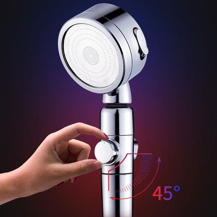 Lisslune | Modern Handheld Supercharged Showerhead Round 3 Setting Spray Head