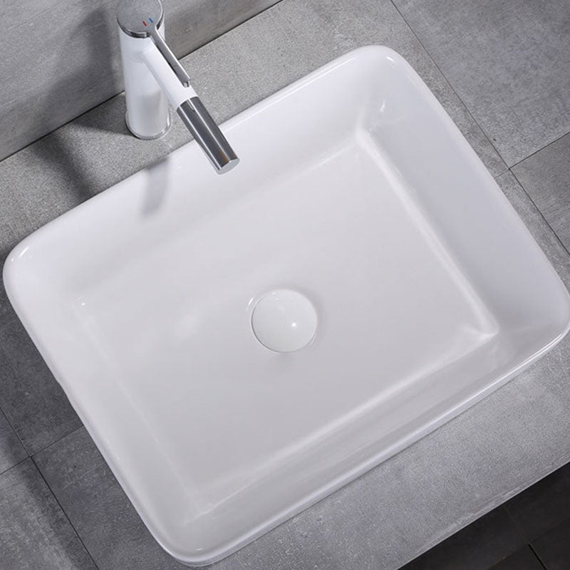 Lisslune | Porcelain Wash Basin Modern Simple Wash Bowl Bathroom Sink