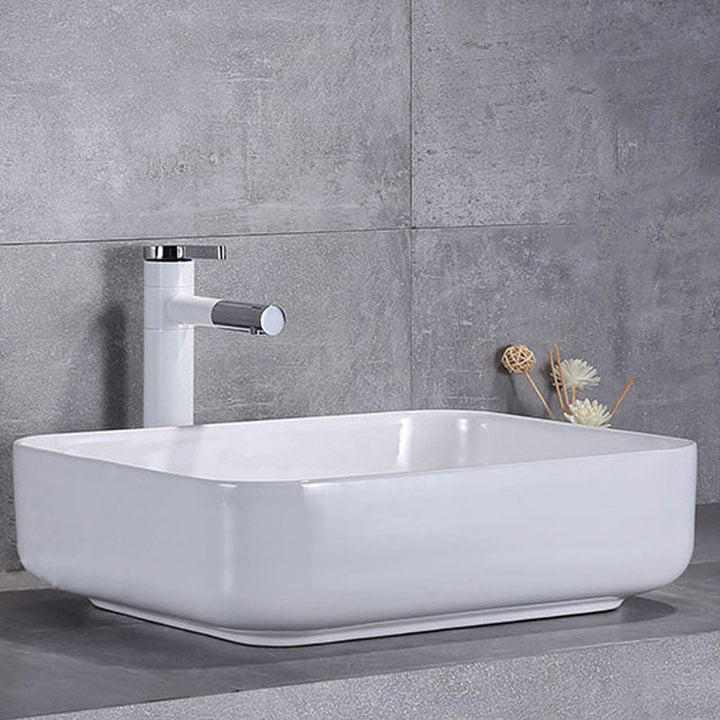 Lisslune | Porcelain Wash Basin Modern Simple Wash Bowl Bathroom Sink