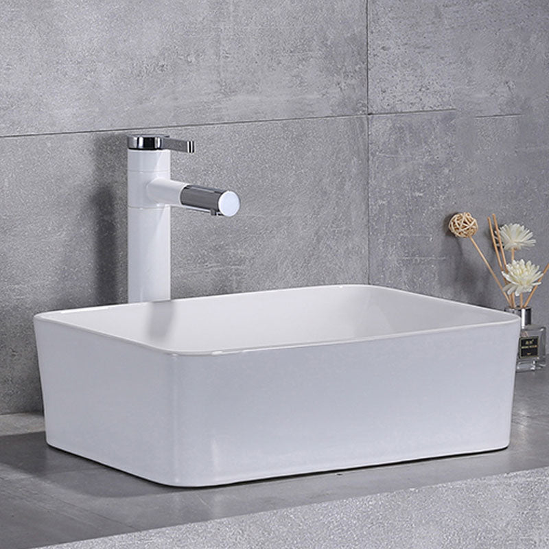 Lisslune | Porcelain Wash Basin Modern Simple Wash Bowl Bathroom Sink