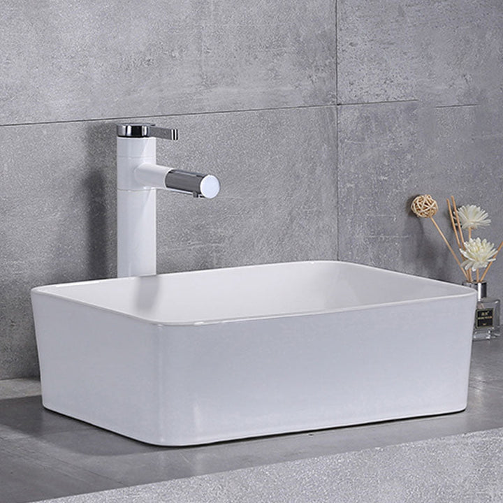 Lisslune | Porcelain Wash Basin Modern Simple Wash Bowl Bathroom Sink