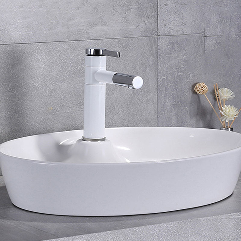 Lisslune | Porcelain Wash Basin Modern Simple Wash Bowl Bathroom Sink