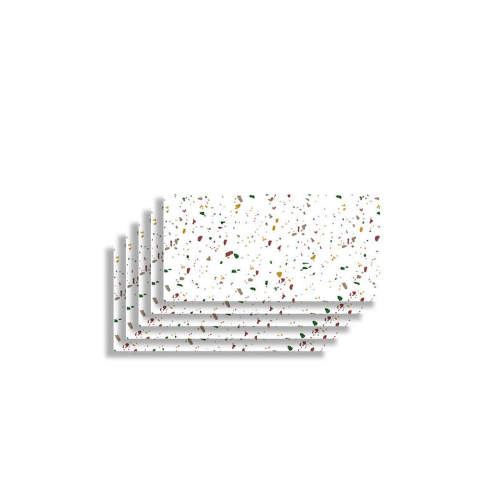 Lisslune | 20 Pack PVC Rectangular Peel & Stick Subway Tiles Kitchen and Bathroom Splashback