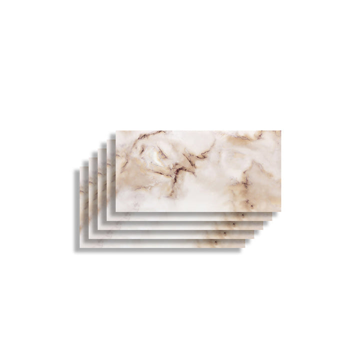 Lisslune | 20 Pack PVC Rectangular Peel & Stick Subway Tiles Kitchen and Bathroom Splashback