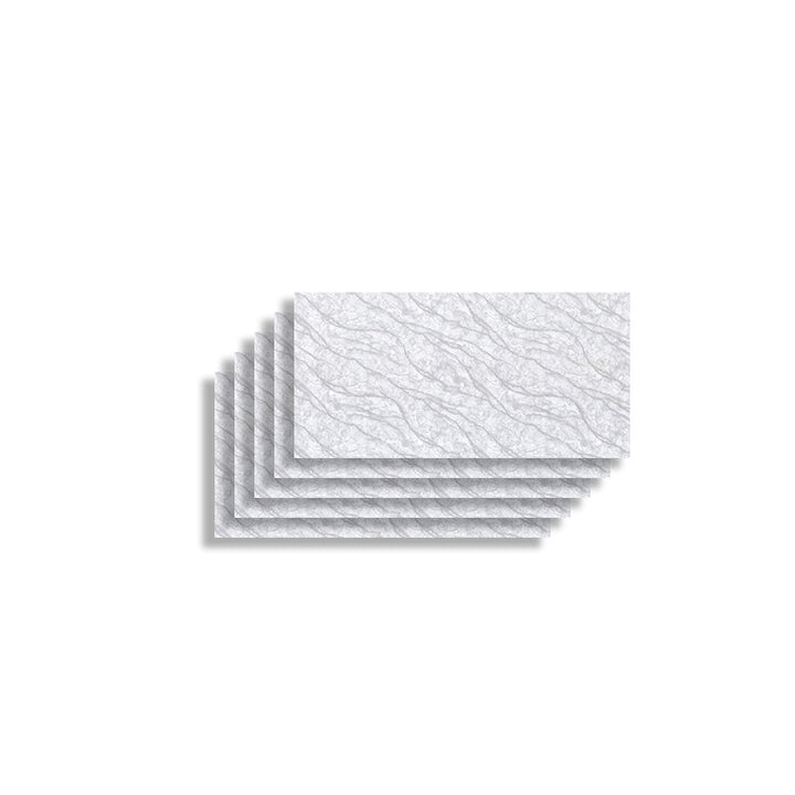 Lisslune | 20 Pack PVC Rectangular Peel & Stick Subway Tiles Kitchen and Bathroom Splashback