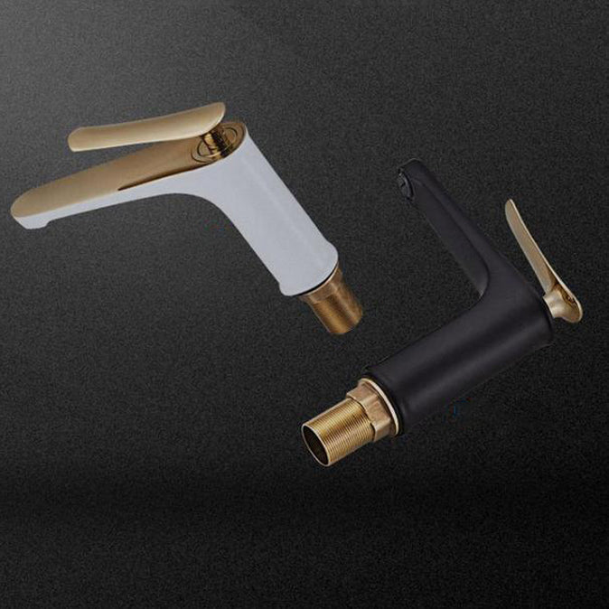 Lisslune | Light Luxury Sink Faucet 6.69" H Modern Brass Sink Faucet
