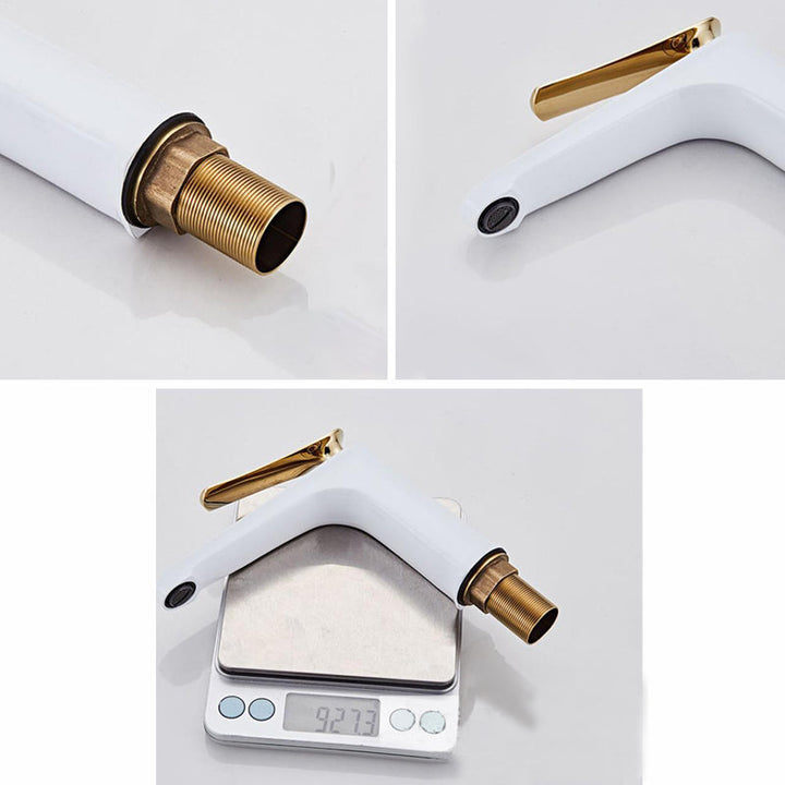 Lisslune | Light Luxury Sink Faucet 6.69" H Modern Brass Sink Faucet