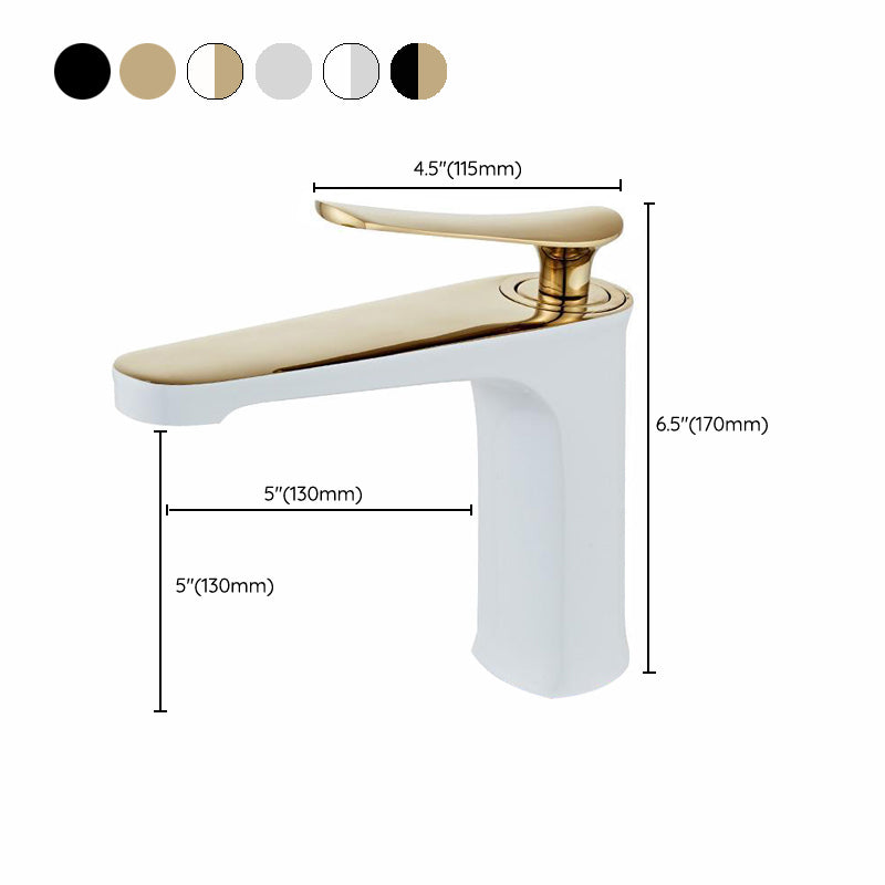 Lisslune | Light Luxury Sink Faucet 6.69" H Modern Brass Sink Faucet