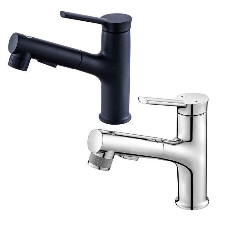 Lisslune | Contemporary Pull-out Sink Faucet with Lever Handle